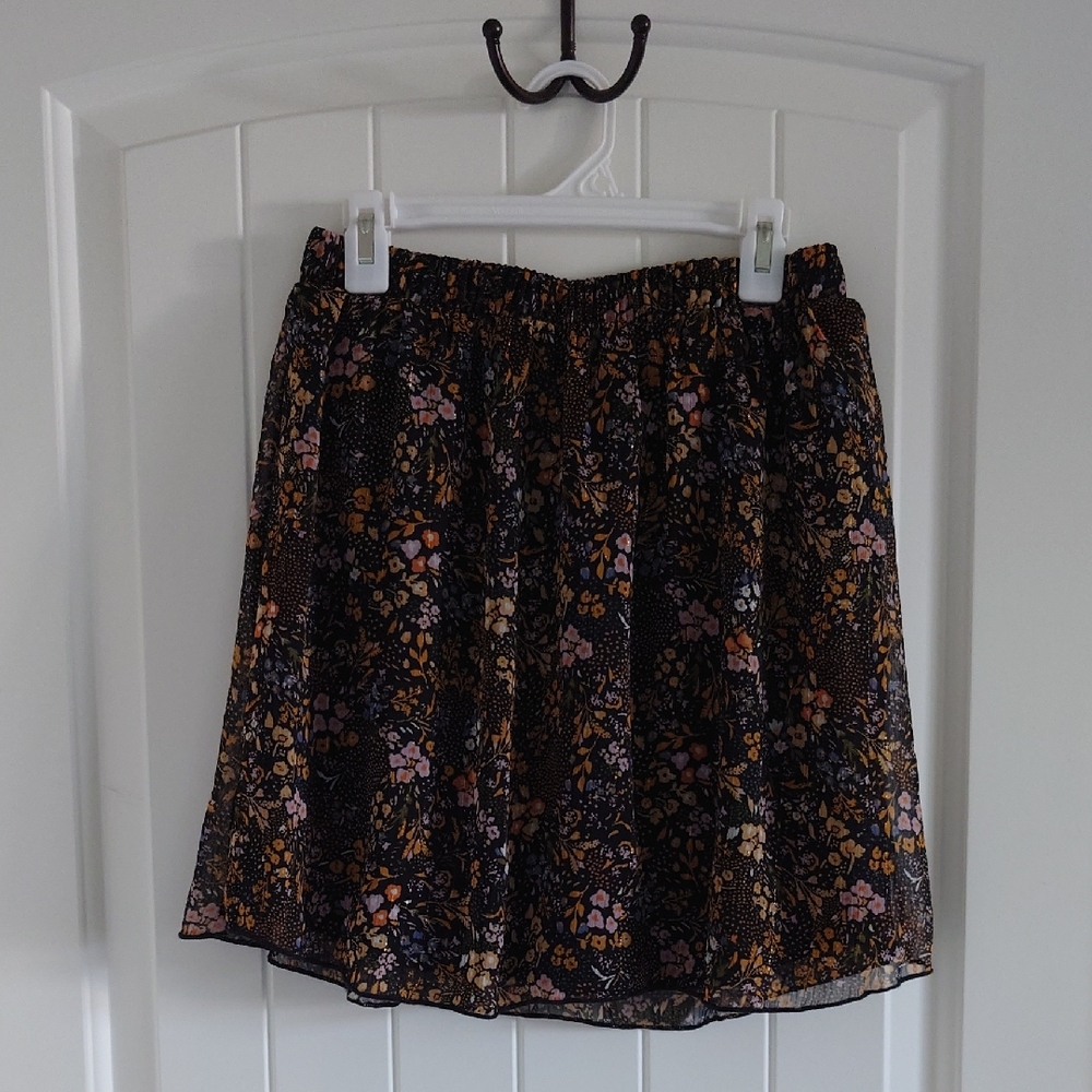 Altar'd State Floral Miniskirt